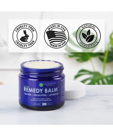 Remedy Tea Tree Oil Balm - Natural Cream for Athlete's Foot, Jock Itch, Eczema, Nail Issues & Skin Irritation - 2 Oz - Buy Online on GoSupps.com