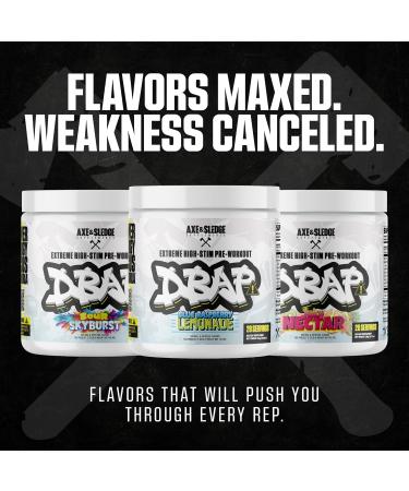 DBAP Extreme High Stim Pre-Workout Powder | 400mg Caffeine | Beta Alanine Betaine Anhydrous Electrolytes & Focus | High Stimulant Pre Workout Supplement | 20 Servings Blue Raspberry Lemonade - Buy Online on GoSupps.com
