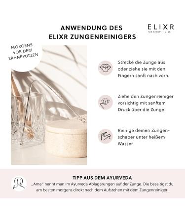 Zungenschaber Edelstahl - Effektiver Zungenreiniger gegen Mundgeruch | Tongue Scraper & Cleaner - Buy Online on GoSupps.com