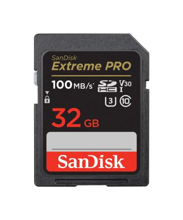 SanDisk 32GB Extreme PRO SDHC UHS-I Memory Card - C10, U3, V30, 4K UHD, SD Card - SDSDXXO-032G-GN4IN 32GB Memory Card Only - Buy Online on GoSupps.com