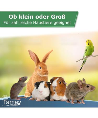 Buy Tamy Rodent Mats - 100% Hemp Dust-Free Cage Floor for Rabbits & Guinea Pigs | 100x50cm Premium Bodee Carpet (5 Pack) - Buy Online on GoSupps.com