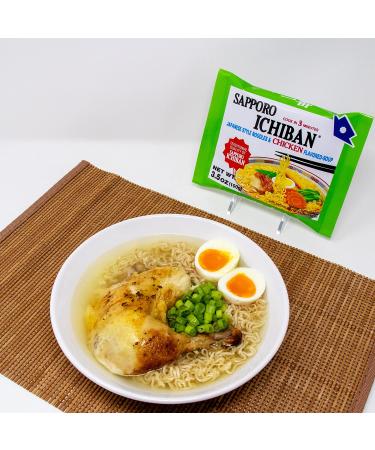 Sapporo Ichiban Chicken Ramen Noodles - No. 1 Tasting Japanese Instant Noodles | 24 Pack Case (3.5 Oz) - Buy Now! - Buy Online on GoSupps.com