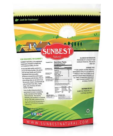 Sunbest Natural Jumbo Roasted Corn Snacks | 2 Lbs. Pack | Heart-Healthy & Tasty | Non-GMO, Vegan | Bulk Salted Corn Snacks - Buy Online on GoSupps.com