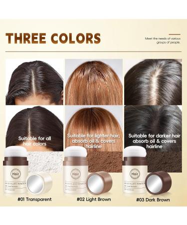 Dry Shampoo Powder - Non-Aerosol Mattifying Root Refresh | Benzene-Free Travel Size for Women & Men | #02 Light Brown - Fluffy Volumizing Hair Boost - Buy Online on GoSupps.com