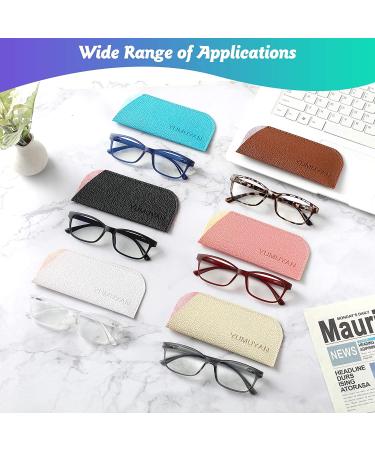 Yumuyan 6-Pack Blue Light Blocking Reading Glasses for Women Men - Anti-Eyestrain Computer Readers with Spring Hinge (Mixed Colors, 3.0x) - Buy Online on GoSupps.com