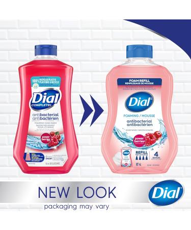 Dial Antibacterial Foaming Hand Wash Refill Power Berries 887ml Berries 887 ml (Pack of 1) - Buy Online on GoSupps.com