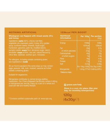 Graze Healthy Snacks - Honey Roast Crunch Mixed Sharing Snacks 100g - Buy Online on GoSupps.com