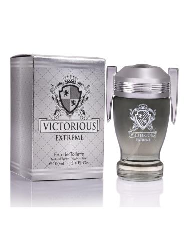 Victorious Extreme for Men Eau De Toilette - Formulated Using the Finest Prime Ingredients - Fruity Salty Fragrance - Black pepper & Fresh Orange Blossom - Packaged in a 100% Recycled Paper