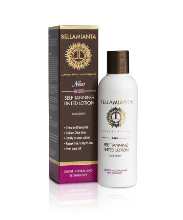 Bellamianta Self Tanning Tinted Lotion - Dark  6.76 oz (BEL-TAN-011)