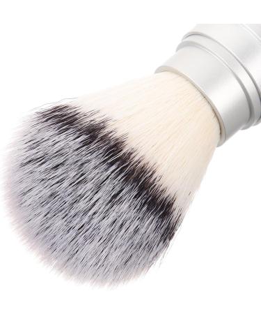 JECOMPRIS Mustache & Foaming Shaving Brush for Men - Portable Silver Razor & Beard Brush for Travel - Buy Online on GoSupps.com