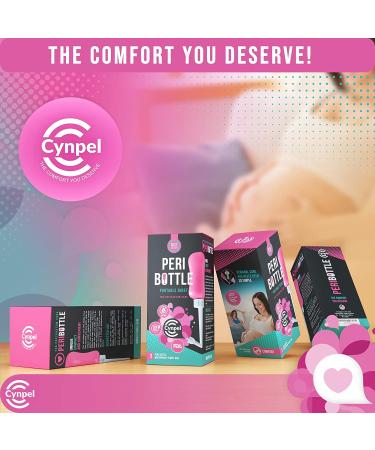 Cynpel Peri Bottle | Portable Bidet for Feminine Care & Hemorrhoid Treatment - Dusty Rose - Buy Online on GoSupps.com