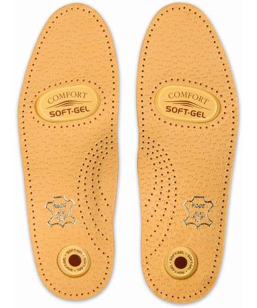 Buy Kaps Relax Gel Leather Orthopedic Shoe Inserts | High-Quality Insoles with Gel Cushions for Men & Women | All Sizes Available (36 EUR) - Buy Online on GoSupps.com