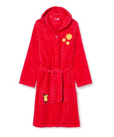 Playshoes Unisex Children's Fleece Bathrobe Dressing Gown 134-140 pink The Mouse