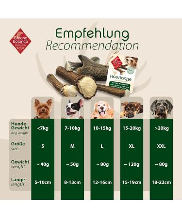 Chronobalance XXL Deer Antler Chewing Toys for Dogs Natural Dental Care & Sustainable Play | 100% Chemical-Free - Buy Online on GoSupps.com