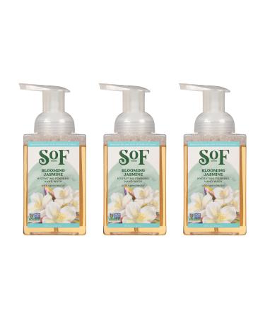 Blooming Jasmine Foaming Hand Wash by SoF Body Care (Formerly South of France Body Care) | Hydrating Organic Agave Nectar | 8 oz Pump Bottle Each | 3 Bottles Blooming Jasmine 8 Fl Oz (Pack of 3) - Buy Online on GoSupps.com
