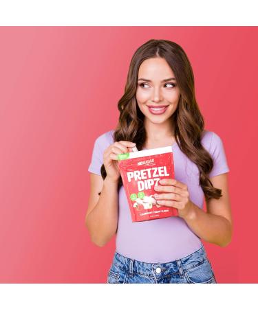 No Sugar Pretzel Sticks Strawberry Yogurt Covered Diet Pretzel Crisps Sweet Salty Crunchy Perfection Snack and Share 0g Sugar 4g Fibre -1 Pack (200g) - Buy Online on GoSupps.com