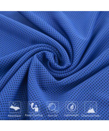 Ailawuu 6 Pack Cooling Towels for Neck and Face Ice Towel Soft Breathable Chilly Towel Microfiber Towel for Camping Workout Sports Yoga Golf Gym Fitness Travel - Buy Online on GoSupps.com