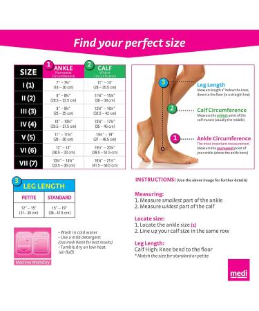 Buy Mediven Sheer & Soft Women s 20-30 mmHg Calf High Open Toe Compression Stockings - Natural Size III Standard - Buy Online on GoSupps.com