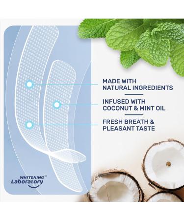 Premium Peroxide-Free Teeth Whitening Strips - 21 Sessions for Deep Stain Removal and Enamel-Safe Results - Buy Online on GoSupps.com