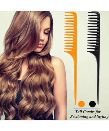 2 Pack Wide Tooth Comb Set for Wet Curly Hair - Detangling & Styling Comb for Men & Women - Anti Static & Heat Resistant - Buy Online on GoSupps.com