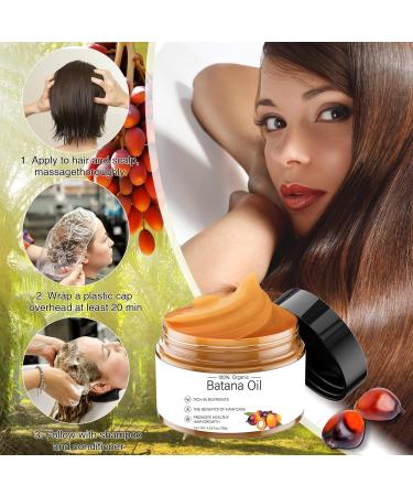 Batana Oil for Hair Growth | Dr. Sebi Organic Oil for Thicker Fuller Hair - 4.2 OZ | Prevent Hair Loss & Repair Split Ends - Buy Online on GoSupps.com