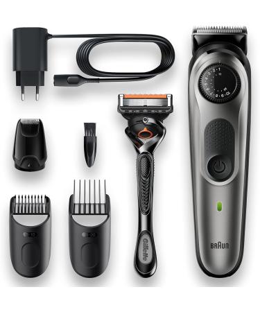 Braun Beard Trimmer 5 BT5365 for Men - Lifetime Sharp Blades - 39 Length Settings - Black/Silver - Best Buy Winner - Buy Online on GoSupps.com
