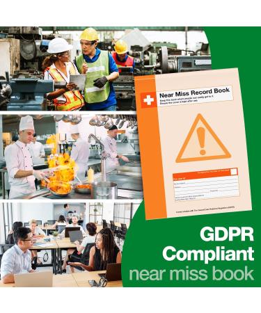 Near Miss Record Book A4 - Safety First Aid | Track Incidents and Improve Safety Measures - Buy Online on GoSupps.com