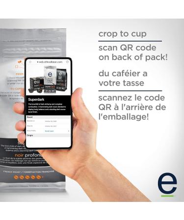 Ethical Bean Super Dark French Roast Coffee 907g (Pack of 6) 5.44 kg (Pack of 1) Superdark French Roast Coffee - Buy Online on GoSupps.com