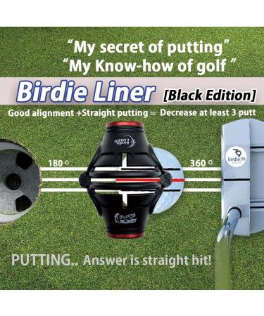 BIRDIE79 Premium 360-Degree+180-Degree Birdie Liner Drawing Alignment Tool Kit with Triple 3-Line Marker Pens - Golf Ball Marker Set with Gift Box - Patent Pending - Buy Online on GoSupps.com