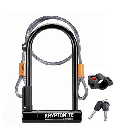 Kryptonite Keeper 12mm U-Lock with FlexFrame-U Mount Standard with Cable - Buy Online on GoSupps.com