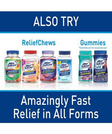 Alka-Seltzer Heartburn Effervescent Tablets Lemon Lime - 108 ct (3 Pack) - Buy Online on GoSupps.com