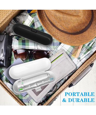 Portable Electric Toothbrush Travel Case - 2 Pack Protective Cover with Holder for Camping School & Outdoor Use - Buy Online on GoSupps.com