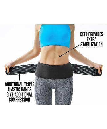 Altapolo Si Belt | Sacroiliac Belt for Women & Men | Hip Brace for Lower Back Support | Sciatica Pain Relief & Pelvic Tilt Correction - Buy Online on GoSupps.com
