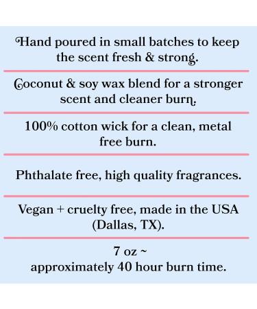 Cool Girl Candles - Think Happy Thoughts Coconut + Hibiscus Scented Candle | All Natural Clean Burning Strong Fragrance | Perfect Funny Gifts | 8.5 fl oz - Buy Online on GoSupps.com