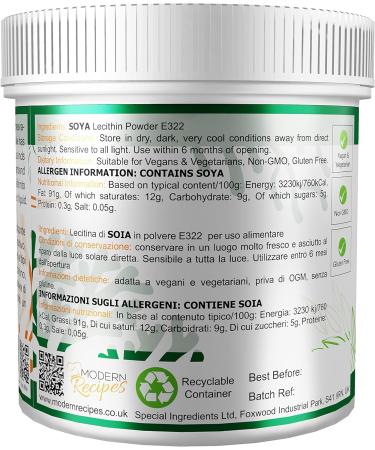 Lecithin Powder 5kg Premium Quality - Suitable for Vegans Non-GMO Gluten Free Recyclable Container Soya Lecithin Powder 5 kg (Pack of 1) - Buy Online on GoSupps.com