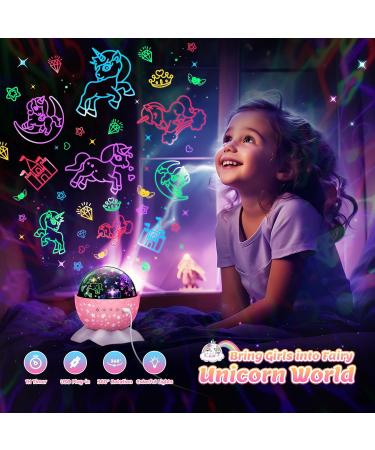 Tragik Unicorn Unicorn Gifts for Girls Unicorn Night Light Projector Unicorn Toys for 3-12 Year Olds Girls Toys Age 2 3 4 5 6 Year Olds Girls Gifts for 3-12 Year Olds Girls Autism Sensory Lights Toys - Buy Online on GoSupps.com