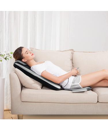 Snailax Shiatsu Massage Cushion with Heat - White | Home Office Seat Massager - Buy Online on GoSupps.com