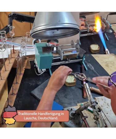 Professional Lauschaer Cupping Glass with Suction Ball - 15mm Fireless Hand-Blown Medical Cupping Glasses - Buy Online on GoSupps.com
