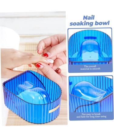 TEHAUX Nail Art Supplies Manicure Soaking Bowl Nail Art Remover Bowl Practical Stylish - Buy Online on GoSupps.com