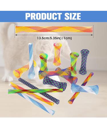 cobee Cat Tube Spring Toy 20 Pieces Interactive Cat Spring Toy Colorful Cat Toy for Indoor Cats Funny Cat Play Toy for Cat Kitten - Buy Online on GoSupps.com