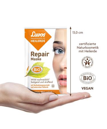Luvos Cream Mask Repair - Deep Cleansing Instant Effect | 2x7.5 ml | International Shipping - Buy Online on GoSupps.com