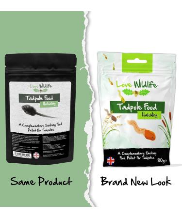 Love Wildlife Tadpole Food Twin Pack 2 x 80g Newts Frogs Toads - Buy Online on GoSupps.com