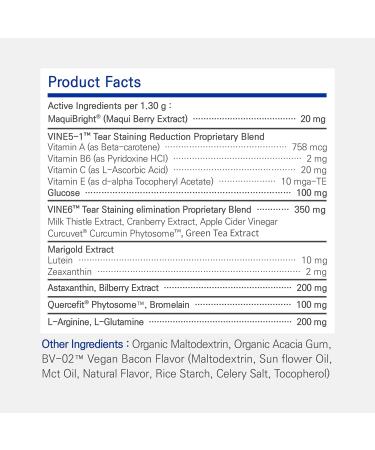 Branvine Eye Guardian for Cats and Dogs - Supports Eye Health Tear Staining Allergy and Wound (117g) with MaquiBright (Normal Weight) - Buy Online on GoSupps.com