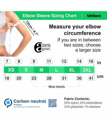 aZengear Elbow Compression Sleeve (Pair) for Men Women - Joint Pain Relief Support Brace for Tendonitis Arthritis Golf Tennis Weightlifting (Black w/Red, Size L) - Buy Online on GoSupps.com