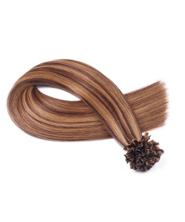 Buy High-Quality Keratin Bonding Hair Extensions - #6/27 Setent 60cm 100 Strands 100% Remy Real Hair - U-Tip by Novon Hair Extensions - Buy Online on GoSupps.com