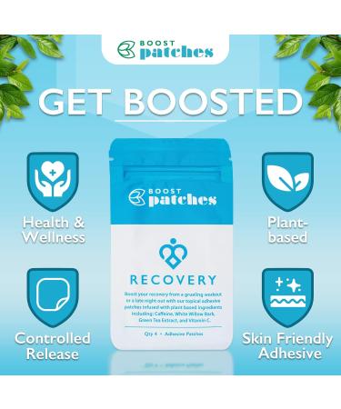 Boost Recovery Patches (4 Pack) | Plant-Based Wellness Support | Non-Toxic & Latex-Free | Made in USA - Buy Online on GoSupps.com