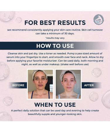 Foxbrim Naturals Peptide Collagen Serum for Face - Anti-Aging Treatment for All Skin Types | Tighten, Brighten, Lift, Hydrate & Plump | Reduce Fine Lines & Wrinkles | 1 Fl Oz - Buy Online on GoSupps.com