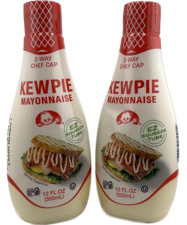 Kewpie Mayonnaise 2 Pack of 12oz Bottles of Kewpie Mayo Japanese Mayo by Inspired Candy.