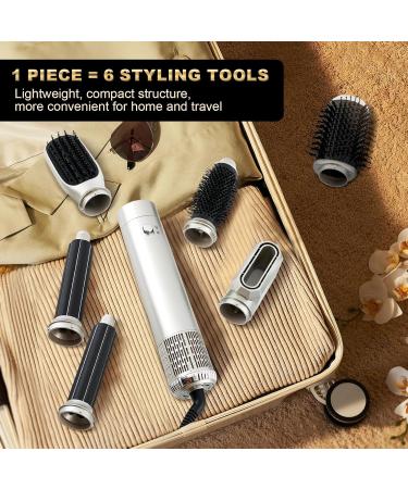 Buy 6 in 1 Hair Dryer Brush - 1000W Hot Air Styler & Curling Brush for Women | International Shipping - Buy Online on GoSupps.com