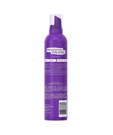 Aussie Headstrong Volume Mousse Maximum Hold 6 oz | Volumizing Hair Styling Product - Buy Online on GoSupps.com
